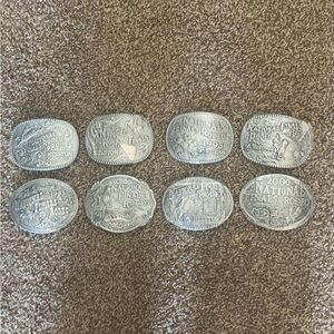 Hesston National Finals Rodeo Belt Buckles